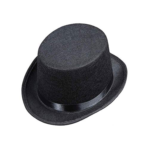 Rhode Island Novelty Deluxe Black Magician Butler Formal Costume Top Hat, One Per Order