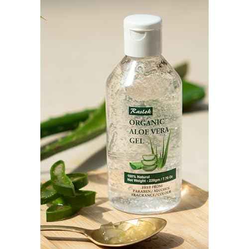 Aloe Vera Gel | 100% Pure Natural Aloe Gel For Moisturizing Face Skin & Hair Care,Durable Moisturizing Hydrating Soothing, Non-Sticky (7.7 OZ)