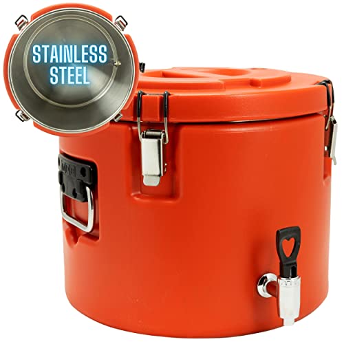 5 Gallon Insulated Beverage Cooler: 5 Gallon Water Dispenser - water dispenser with Stainless Steel Interior and Spout/Spi...