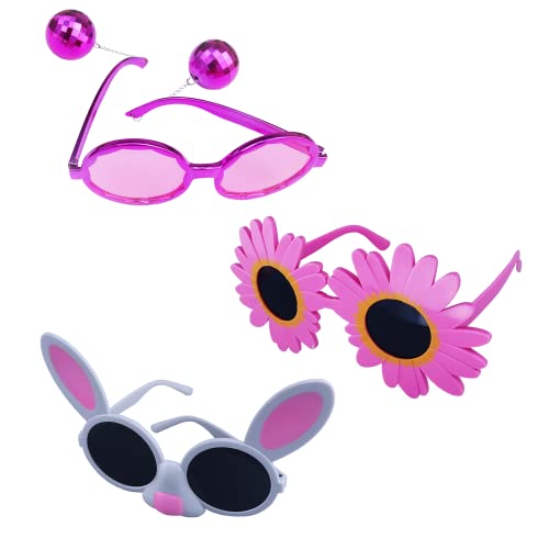 TD.IVES 12 Pack Funny Party Sunglasses, Novelty Fun Glasses, Cool Costume Masks for Adults, Party Supplies, Photo Booth Pr...