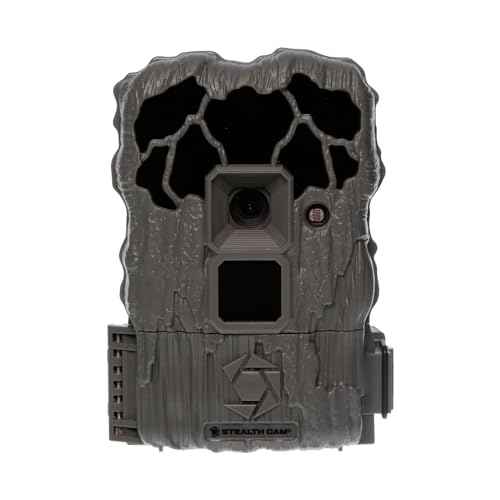 Stealth Cam QS20 20MP Photo & 720P Video at 30FPS 0.8 Sec Trigger Speed 80Ft Detection & IR Range Compact Hunting Trail Camera, 32GB SD Card Supported