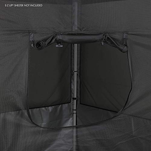 E-Z UP Food Booth Sidewall Kit, Set of 4, Fits 10' x 10' Straight Leg Canopy (Canopy/Shelter NOT Included), Includes 2 Rol...