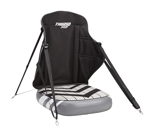 THURSO SURF Kayak Conversion Bundle | Inflatable Kayak Seat with Back Support + Carbon Hybrid Paddle Blade | Transforms St...