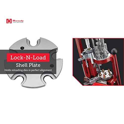 Hornady Lock N Load Shell Plate ? for Reliable Caliber Changes on Your Lock-N-Load Press ? Each Plate Works with Multiple Calibers ? Easy Case Insertion ? #35 Shell Plate