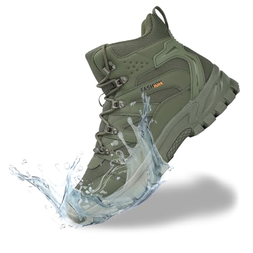 POGEPE Men's Hiking Boots Hiking Shoes,Waterproof Outdoor Trekking Backpacking Mountaineering Boots 8061