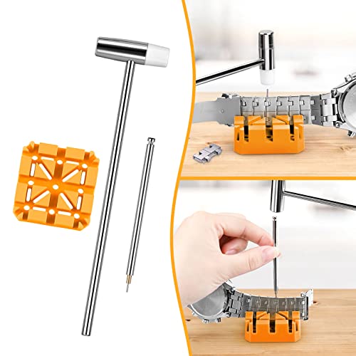 JOREST Watch Link Removal Tool, Watch Band Tool Kit, Repair Kit for Watch Bracelet Adjustment and Replacement and Resizin...
