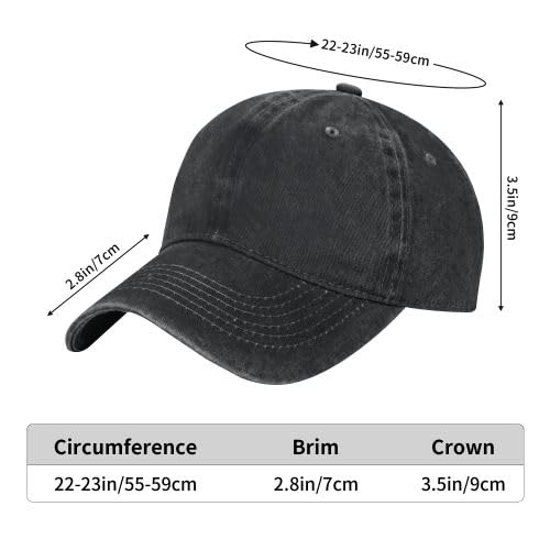 Zxgnreo 80th Birthday Gifts for Men Cotton Baseball Cap Retro Adjustable Dad Hats Birthday Gifts for Men and Women