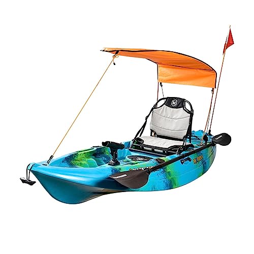 Gaderth Sun Shade Canopy for Kayak Boat Canoe, Canopy for Single Person, Waterproof Sun Shade Awning Top Cover, Universal ...