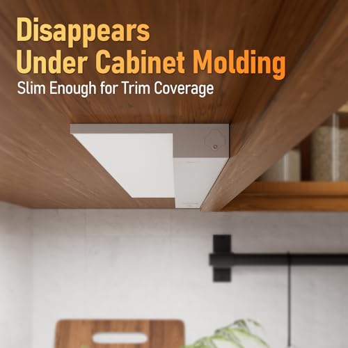 TORCHSTAR LED Under Cabinet Lighting Fits 24 Inch Cabinets, Ultra-Slim Series, 5CCT 16W 1200LM, Hardwired & Plug-in, 120V ...