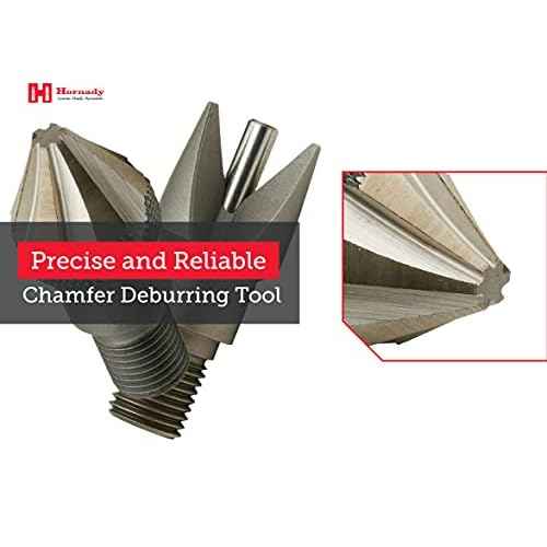 Hornady Cam Lock Trimmer Deburr Tool 050147 - Durable Chamfer and Deburring Heads Mount onto Cam Lock Case Trimmer -Case Prep Reloading Tools for Removing Burrs on Inside/Outside of Case Necks