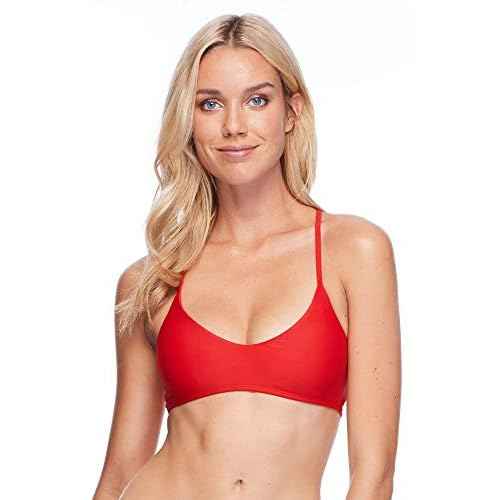 Body Glove Women's Smoothies Alani Solid Strappy Back Halter Bikini Top Swimsuit