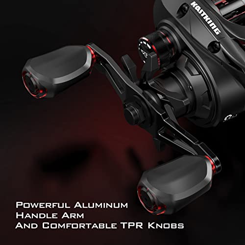 KastKing Brutus Baitcasting Fishing Reel, Right Handed & KastKing Royale Advantage,Casting Fishing Rods 7'3" MH