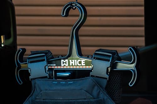 HICE Hanger | Original Heavy Duty Standard Hanger | 200 lb Load Capacity | Durable High Impact Resin | for Body Armor, Tac...