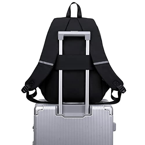 abshoo Big Student Laptop Backpack For College Women Middle High School Teen Girls Bookbag Travel Daypack (Black) | For Co...