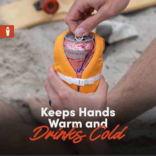 Puffin - The Buoy Life Vest - Insulated 12 oz Can Cooler I Beer Bottle & Soda Can Insulator, Keep Drinks and Beverages Col...