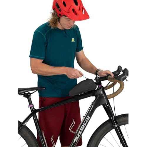 Osprey Escapist On-Bike Top Tube Bag, Black