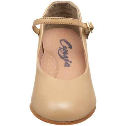Capezio Women's Jr. Footlight Character Shoe,Caramel,9 M US