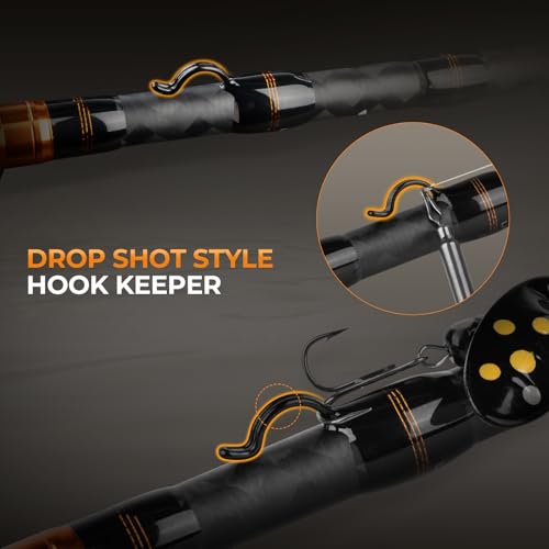 KastKing Zephyr Finesse Fishing Rods – BFS Baitcasting & Spinning Rods, IM6 Graphite, Extra Twin-Tip, 2pc & 3pc Travel Des...