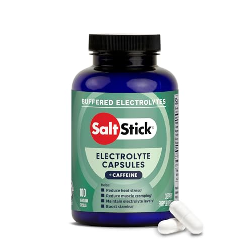 SaltStick Electrolytes with Caffeine - Salt Pills and Electrolytes for Running, Hydration, Leg Cramps Relief, Sports Recov...
