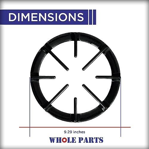 Whole Parts Range Burner Grate Part# WB31T10006- Replacement & Compatible with Some Kenmore and GE Ranges or Ovens