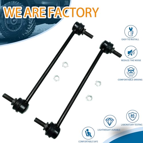 XCPMC K750096 Front Suspension Sway Stabilizer Bar End Drop Link Kit 2 Pcs Left & Right Automotive Replacement Parts For N...