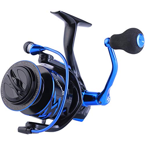 Sougayilang Fishing Rod and Reel Set Carbon Fiber Telescopic Fishing Rod 12+1BB Spinning Reel with Carry Case for Saltwate...