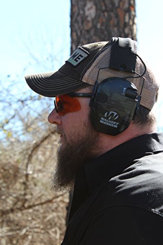 Walker's Razor Slim Ultra Low Profile Compact Design Adjustable Range Shooting Hunting Hearing Protection Electronic Earmuffs
