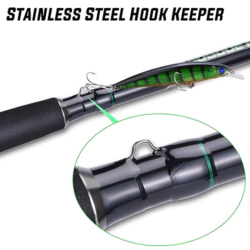 Sougayilang Spinning Fishing Combo Catfish Fishing Rod and Reel,Comfortable EVA Non-Slip Grips,Aluminum Reel Seat and Size...