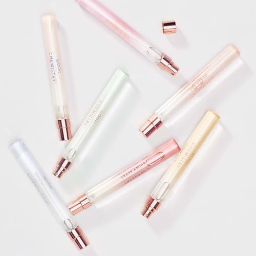 Good Chemistry Coco Blush Travel Spray 0.33 fl oz - Long-Lasting On-the-Go Perfume with Coconut Water, Pineapple, & Driftwood - Carefree, Clean & Vegan