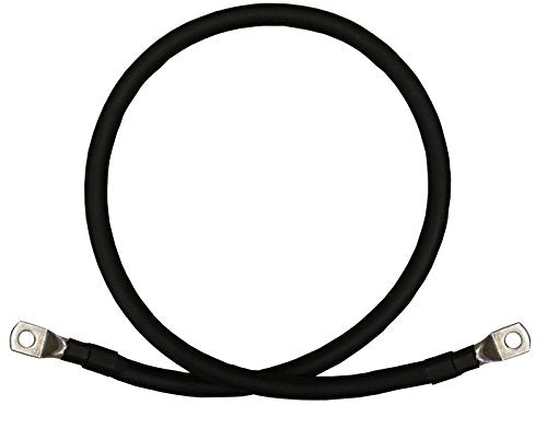 4/0 Awg Gauge Red + Black Pure Copper Battery Inverter Cables Solar, Rv, Car, Boat 5 Feet 5/16 In Lugs