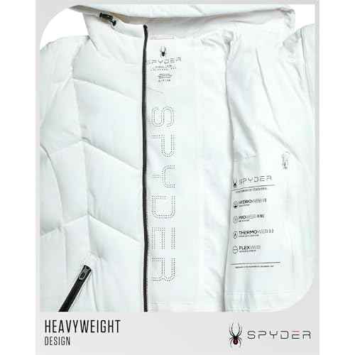 Spyder Womens Long Winter Coats - Cozy Long Puffer Coats for Women Wind & Water Resistant Hooded Quilted Jackets for Women