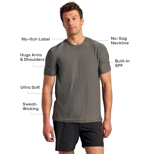 True Classic Workout Shirts for Men ? Mens Shirts & Muscle Shirt for Men, Gym Shirts, Tank Tops Men and Athletic Base Layer