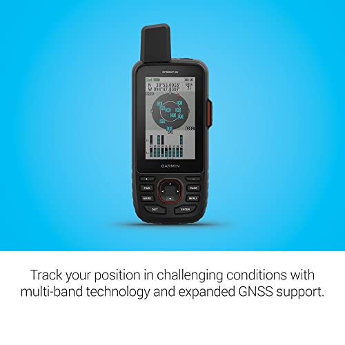 Garmin GPSMAP 67i Rugged GPS Handheld with inReach® Satellite Technology, Two-Way Messaging, Interactive SOS, Mapping (Ren...