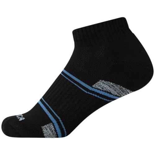 Nautica Women's Quarter Cut Moisture Control Athletic Socks with Cushioned Comfort (12 Pack)