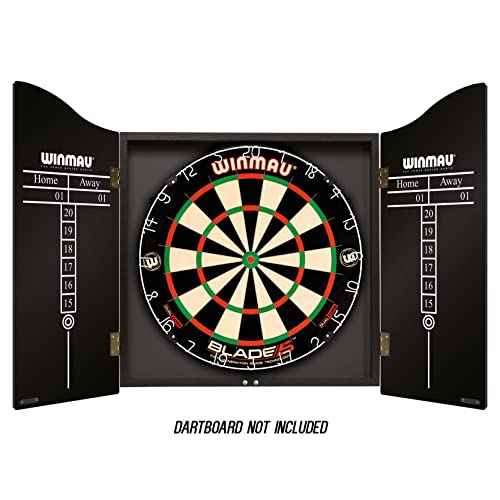 WINMAU W Roundel Logo Design Deluxe Dartboard Cabinet