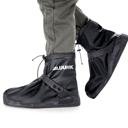 Waterproof Boot Covers, Reusable Rain Shoe Covers Non-Slip Waterproof Shoes Boots for Outdoor Cycling Camping Fishing Travel