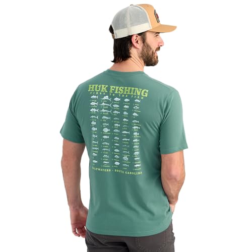 HUK Kids Performance Fishing Logo Tee, Short Sleeve T-Shirt for Kids