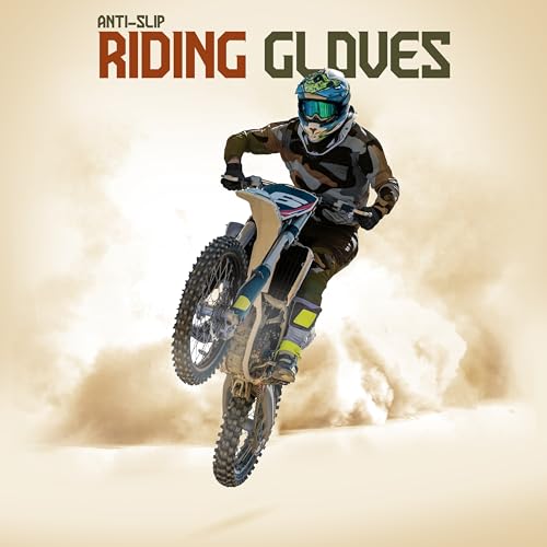 DXM SPORTS Motorcycle Gloves for Men and Women, Hard Knuckle Full Finger Touchscreen Motorbike Gloves for BMX ATV MTB Ridi...