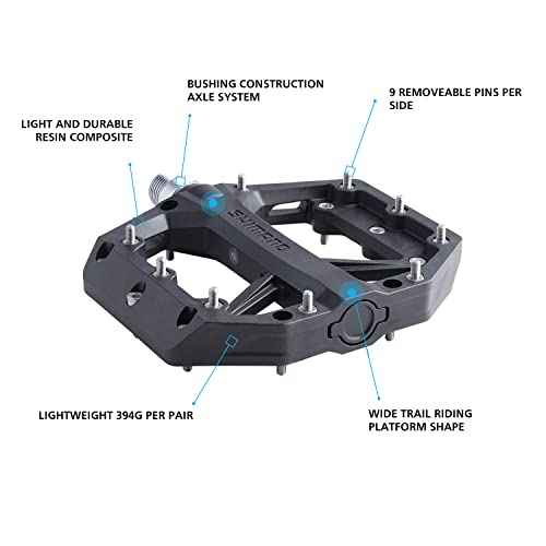 SHIMANO PD-GR400 Flat Pedal, Black
