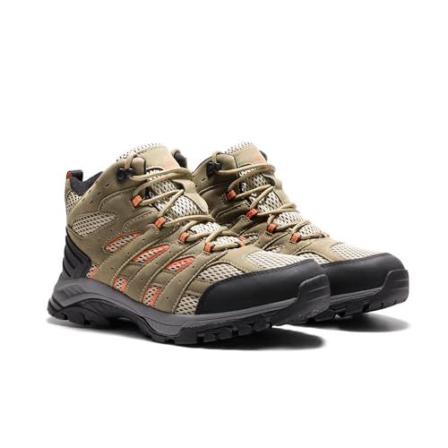 NORTIV 8 Women's Waterproof Hiking Boots Outdoor Trekking Mid Backpacking Mountaineering lightweight boots