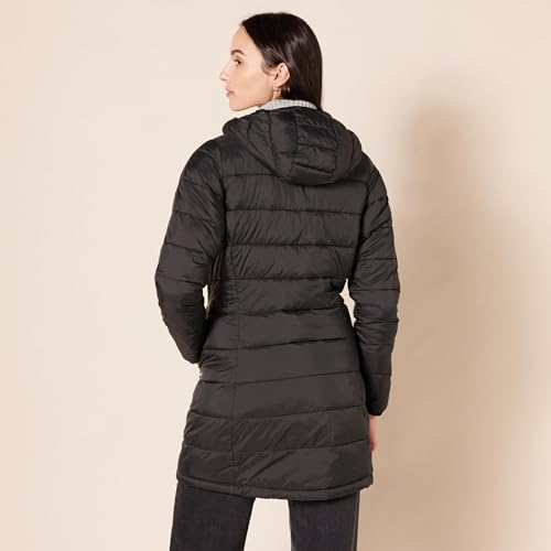 Amazon Essentials womens Lightweight Water-Resistant Packable Hooded Puffer Coat (Available in Plus Size)