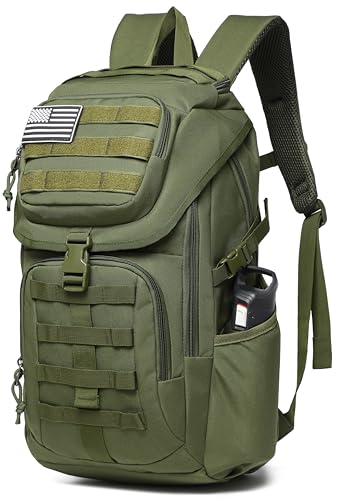 Wotony Tactical Assault Pack Backpack Molle Military Backpack Outdoor Hiking Camping Rucksack Waterproof backpack for men...