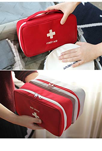 PenyaZo First Aid Bag - First Aid Kit Bag Empty for Home Outdoor Travel Camping Hiking, Mini Empty Medical Storage Bag Por...