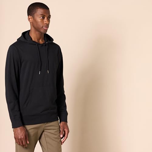 Amazon Essentials Men's Lightweight Jersey Pullover Hoodie