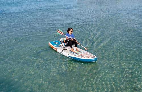 BOTE Easy Rider Aero Inflatable Stand Up Paddle Board MAGNEPod Blow Up Hybrid iSUP Convertible Seat Included Adults Kids F...