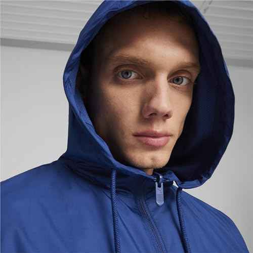 PUMA Men's Standard BMW M Motorsport Hooded Woven Jacket, Pro Blue-m Color, S