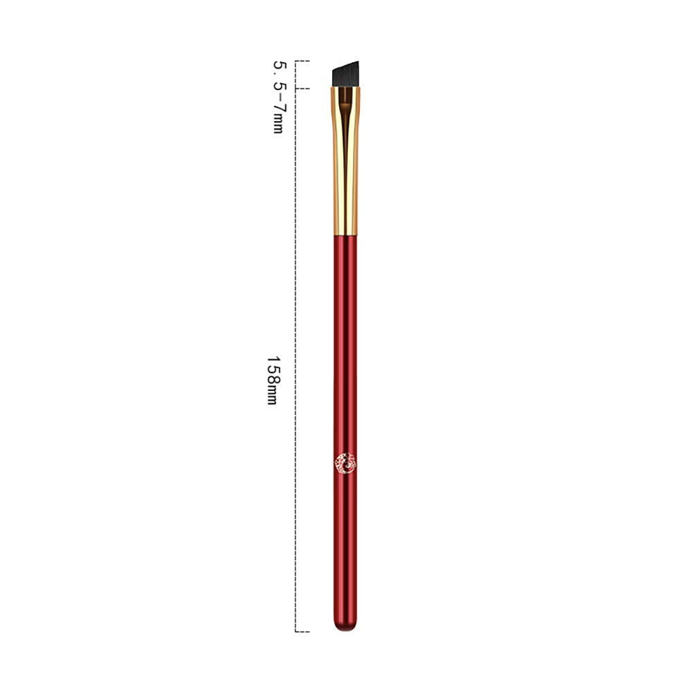 ENERGY Eyebrow Brush Angled Gel Eyeliner Makeup Brush L111 Ultra Thin Slanted Pro Liner Brush Firm Stiff Synthetic Bristles for