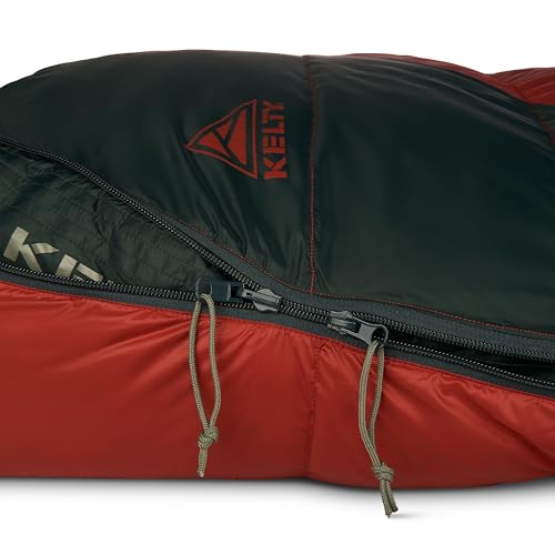 Kelty | Cosmic 0° Degree Sleeping Bag, Long, 550 Down - Cold Weather Insulation, Insulated, Backpacking Bag - Winter