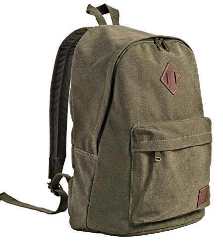 seemeroad Durable Canvas College Rucksack Laptop Excursion Backpack Travel Notebook School Backpack Bookbag For Men Women ...
