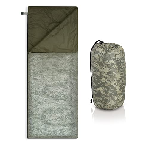 Maxam Sleeping Bag, 28 x 73", Olive Drab
